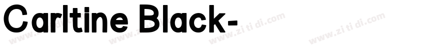 Carltine Black字体转换